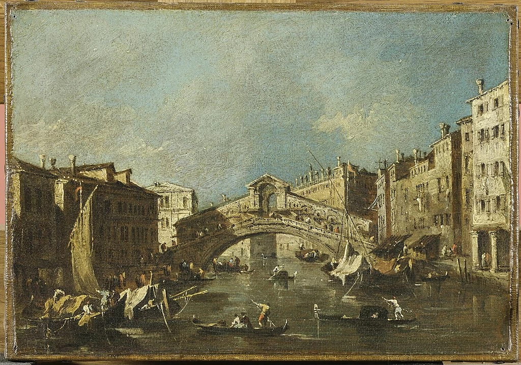 Veduta del Ponte di Rialto - Louvre, Parigi